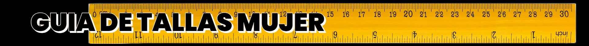 guia tallas mujer